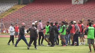 ¡Terrible! Jugadores de Sport Huancayo fueron amenazados con armas antes de enfrentar a Sport Boys [FOTOS]