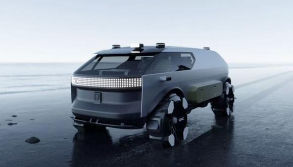 Esta furgoneta más parece un vehículo para explorar un planeta. El diseño del futuro para los automóviles. (Imagen: hibridosyelectricos.com)