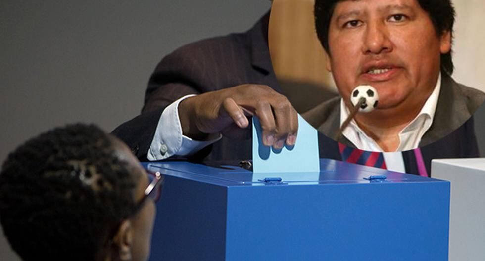 FIFA: Edwin Oviedo emite su voto. (Foto: Getty Images/Andina)