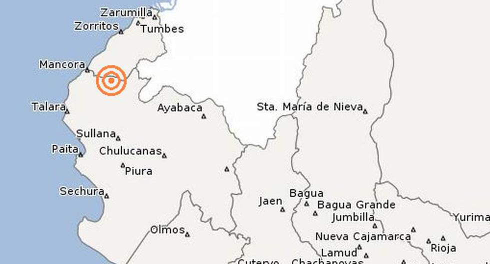 Defensa Civil no ha reportado v&iacute;ctimas ni heridos por este sismo. (Imagen: IGP)