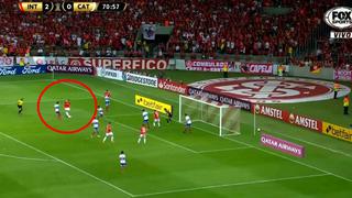 Guerrero, estelar en el Inter vs. U. Católica: el pase del peruano para el gol de Guilherme [VIDEO]