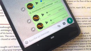 WhatsApp trabaja en el reproductor para escuchar notas de voz en segundo plano en su versión de PC