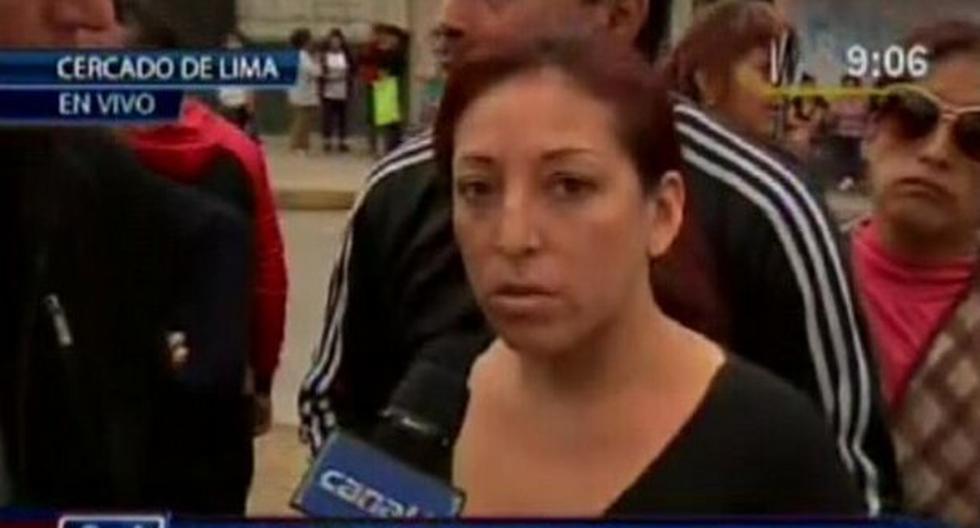 Familiares de Carla Gutiérrez se pronuncian sobre declaraciones del policía. (Foto: Captura)