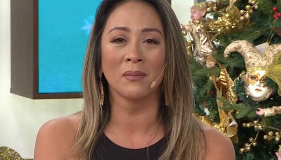 Cathy Sáenz llora tras ser insultada en redes sociales (Foto: captura video)