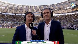 El Perú vs. Brasil al lado de Oscar Ruggeri: ¿cómo fue ver la final de la Copa América junto al argentino?