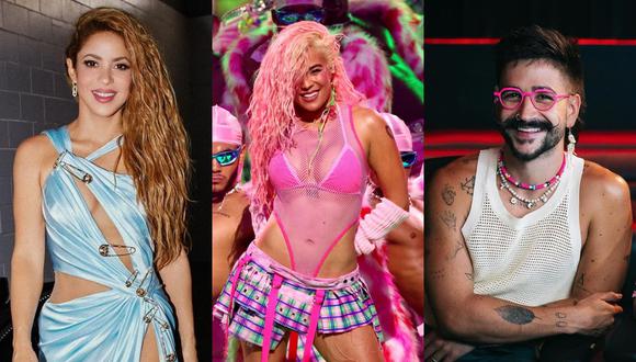 Shakira, Karol G y Camilo lideran las nominaciones de los Latin Grammy 2023. (Foto: Instagram)