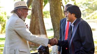 Evo Morales: Me ha sorprendido la entrevista de Morgan Freeman