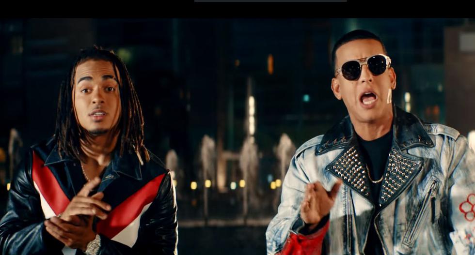 Ozuna y Daddy Yankee en el videoclip de "La Rompecorazones". (Captura: Cartel Records)
