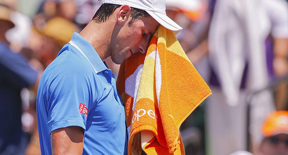 Novak Djokovic insulta al público tras perder la paciencia en la final. (Foto: EFE)