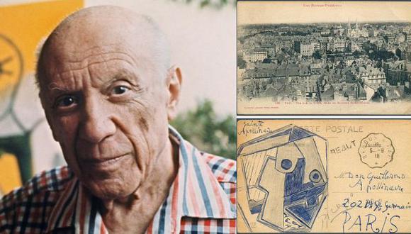 Esta postal de Pablo Picasso cuesta más de 188.000 dólares