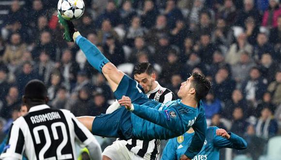 Ronaldo conecta el balón para anotar el que él calificó como "el mejor gol de su carrera". (Foto: Getty Images)
