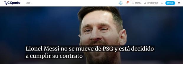 Lionel Messi se queda en PSG, según TyC Sports. (Foto: Captura)