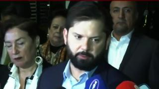 Gabriel Boric lamenta la conducta del Congreso peruano al no permitir viaje de Castillo a México [VIDEO]