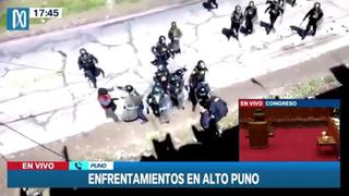 Protestas en Perú: reportan dos detenidos durante enfrentamientos en Alto Puno | VIDEO