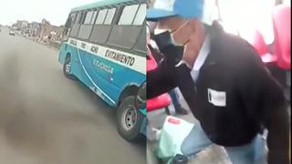VES: disputa de pasajeros entre buses de “Los Chinos” deja 4 heridos tras cerrarse mutuamente | VIDEO