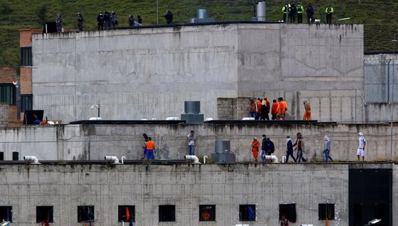 Vista de la cárcel del el Turi en la ciudad de Cuenca (Ecuador), donde fue asesinado Fidel Andrés Palomino Alaus, alias Fito. (EFE/Robert Puglla).