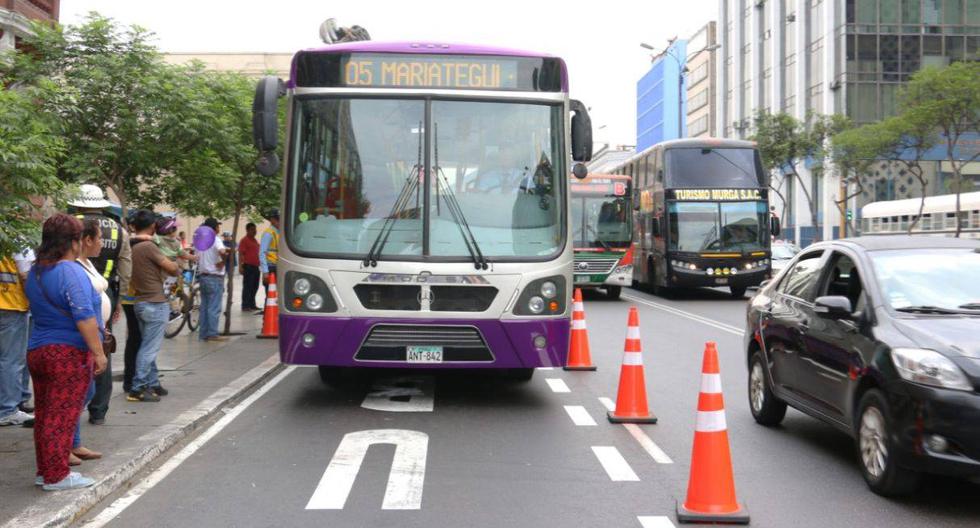 La Municipalidad de Lima remarcó que se ha ejecutado la redistribución de paraderos para el transporte público regular en la Av. Abancay. (Difusión)