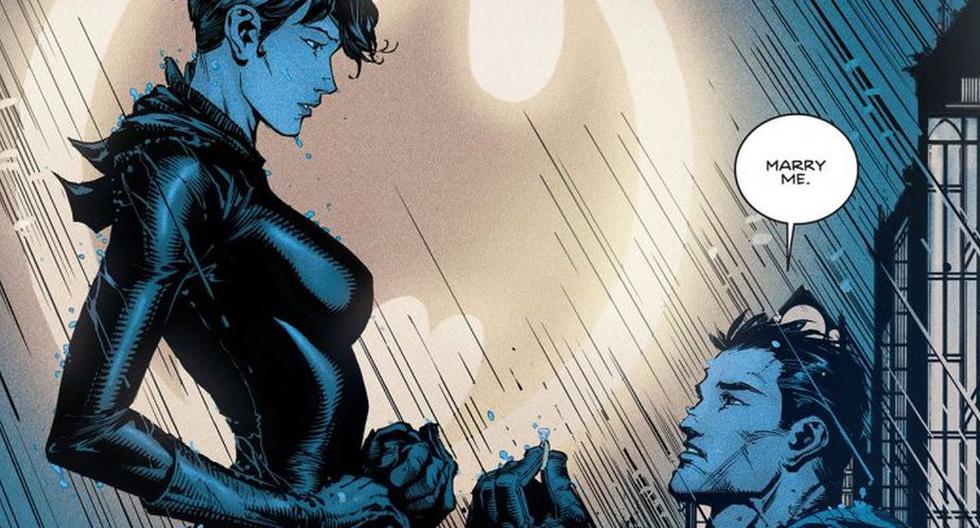 En el comic Batman #24, Bruce Wayne le propuso matrimonio a Selina Kyle (Foto: DC Comic)