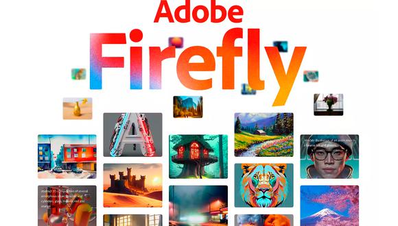 Adobe Firefly es una herramienta de IA que genera imágenes.