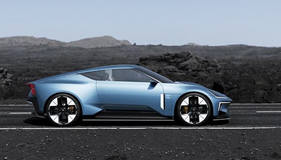Este vehículo de diseño futurista tiene la facultad de ser descapotable, característica singular entre los autos eléctricos. (Foto: polestar.com)