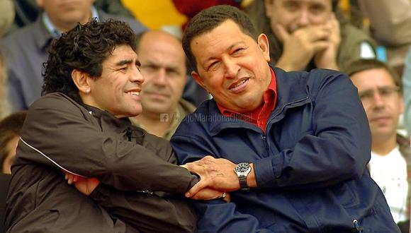 Facebook: El recuerdo "más lindo del mundo" de Maradona con Hugo Chávez. (Foto: Facebook de Diego Armando Maradona).