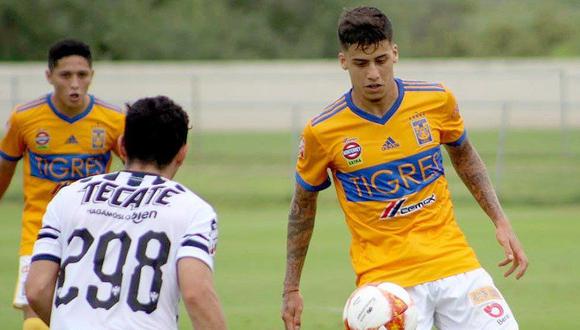 Beto da Silva participó en el duelo entre Tigres UANL y Rayados, por el Clásico Regio de las divisiones menores. El peruano jugó hasta los 60' minutos. (Foto: Facebook)