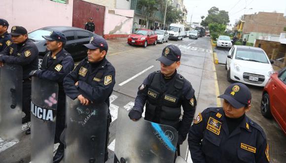 Solo cinco distritos de Lima cuentan con suficientes policías