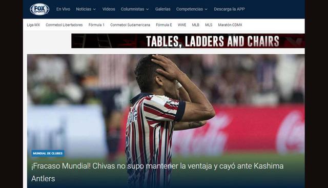 Prensa mexicana habla del fracaso de Chivas de Guadalajara en el Mundial de Clubes (Foto: Captura de pantalla).