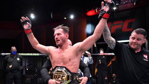 Stipe Miocic derrotó vía decisión unánime a Daniel Cormier en el UFC 252 | Foto: UFC