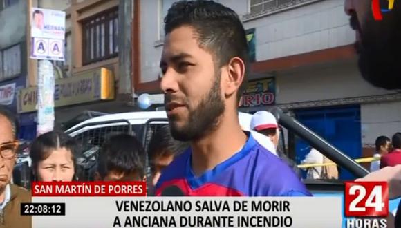 El ciudadano venezolano contó cómo ocurrió el rescate. (24 Horas)
