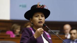 Tania Pariona renuncia a Nuevo Perú por alianza con partido de Cerrón