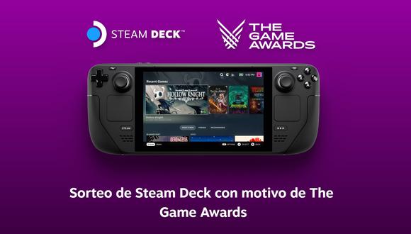 Valve sorteará una Steam Deck cada minuto durante The Game Awards 2022.