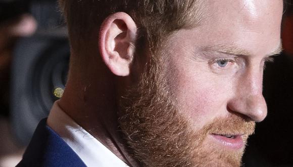 El príncipe Harry, duque de Sussex, se va después de asistir a los premios Endeavour Fund Awards en Mansion House, en Londres, el 5 de marzo de 2020. (JUSTIN TALLIS / AFP).