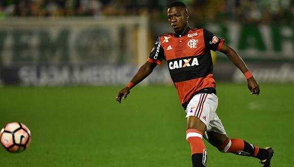 A mediados de mayo del presente año, Real Madrid llegó a un acuerdo con Flamengo para traspasar a Vinicius Junior. El fichaje se cristalizará en julio del 2018. (Foto: AFP)