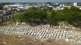 Colas en los cementerios desde las 4:00 am y hasta 150 entierros al día en un solo camposanto de Guayaquil