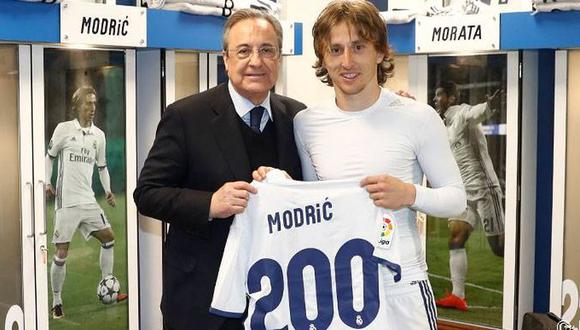 En medio de los rumores que sitúan a Luka Modric en Inter de Milán, el presidente del Real Madrid fue contundente al señalar lo que deben pagar para llevarse al crack croata. (Foto: web del club español)