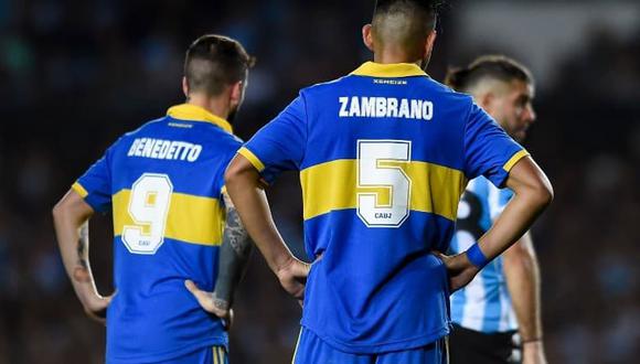 Pelea entre Zambrano y Benedetto: ¿Boca evalúa sanción a jugadores tras el partido con Racing?. (Foto: Getty Images)