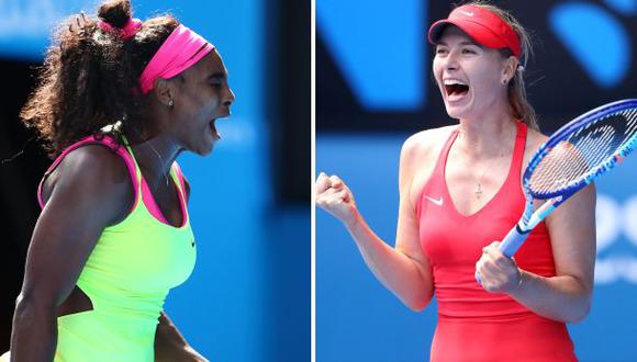 Serena Williams y Sharapova jugarán final del Australian Open
