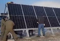 Argentina retira los paneles solares que habían sido colocados en territorio chileno