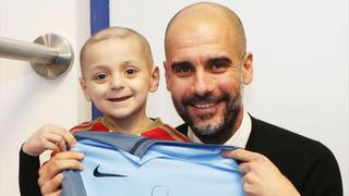 Pep Guardiola y su hermoso gesto con un niño enfermo de cáncer
