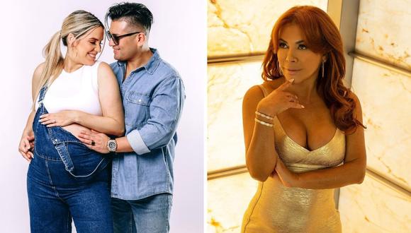 Magaly Medina criticó a Deyvis Orosco por pedirle nuevamente matrimonio a Cassandra Sánchez De Lamadrid frente a su público. (Foto: Instagram)