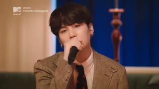 Suga se reencontró con integrantes de BTS para su primer MTV Unplugged