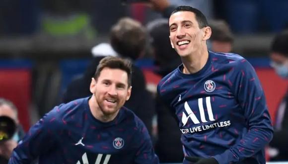 Ángel Di María se despidió del PSG e hizo una recomendación a Lionel Messi. (Foto: AP)