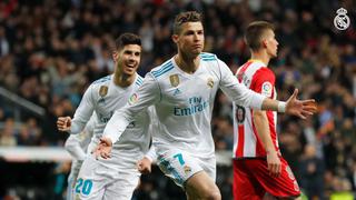 Real Madrid vs. Girona: Cristiano Ronaldo y el golazo que anotó de zurda