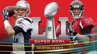 Patriots vs. Falcons: día, hora y canal del Super Bowl 2017