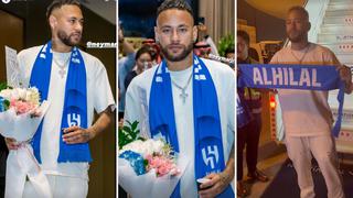 Neymar causa gran conmoción al llegar a Arabia