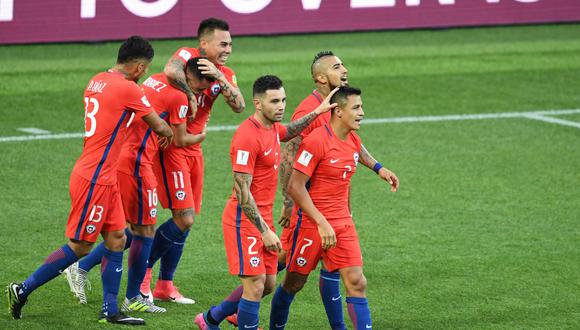 Chile enfrentará a Portugal en semifinales de la Copa Confederaciones. (Foto: AFP)