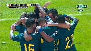 Boca Juniors vs. San Martín Tucumán EN VIVO: López anotó de cabeza el 3-1 en La Ciudadela | VIDEO