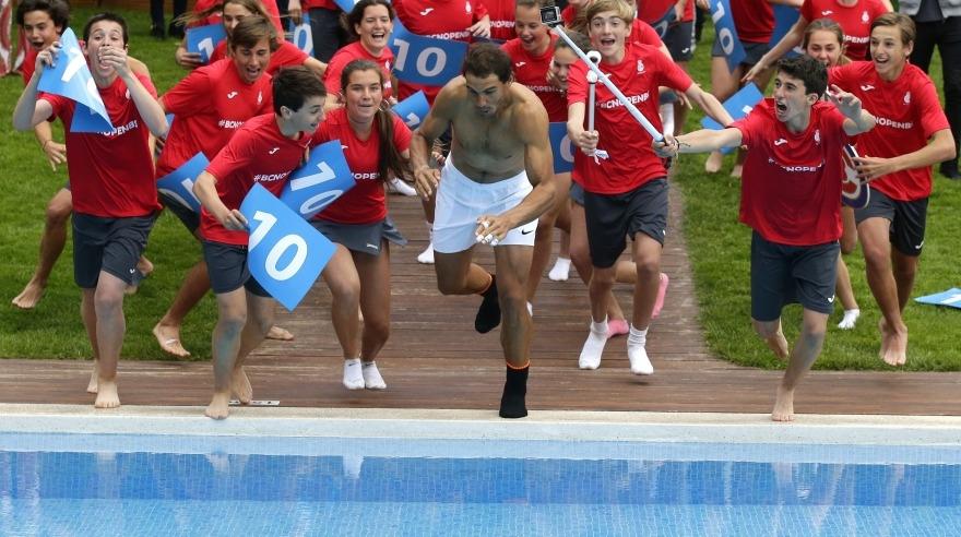 ¿Por qué Nadal celebró en Barcelona lanzándose a la piscina? - 3
