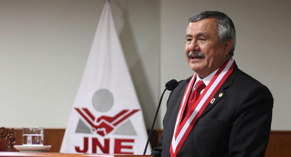 Presidente del JNE, Francisco Távara, reiteró su independencia en el proceso electoral. (Foto: Andina)